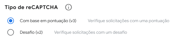 recaptcha v3 formulário elementor